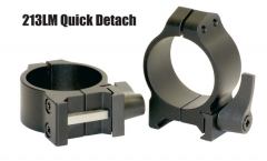 Warne Quick Detach 213LM Steel Rings 36-42mm Objektiv