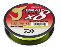 Daiwa J-braid Grand X8 135m Yellow