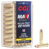 CCI Rimfire Ammunition 22 WMR Maxi-Mag JHP 40gr