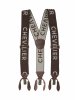 Chevalier Logo Suspenders Brown