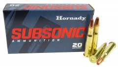 HORNADY SUBSONIC AMMUNITION 30-30 WIN MAG 175 GR SUB-X™ 20/BOX