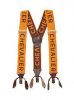 Chevalier Logo Suspenders Hi-Vis Orange