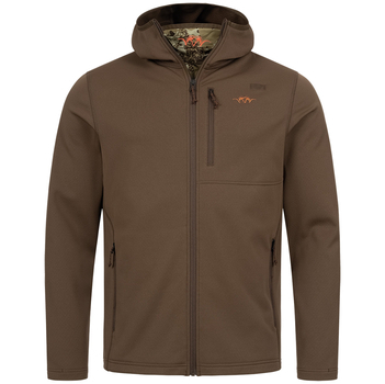 Blaser Drain FZ Hoodie dark brown