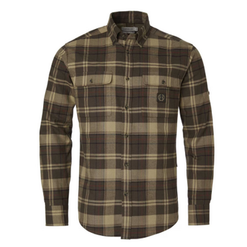 Chevalier Heron Flannel skjorta Men October Green Checked