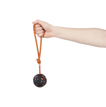 Non-Stop Dog ball on rope 60mm