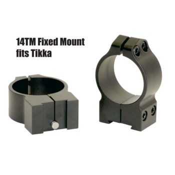Warne Maxima stålringar Tikka 30mm Medium