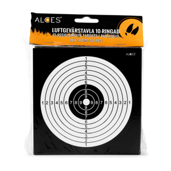 Luftgevärstavlor 14x14 "Officiell"