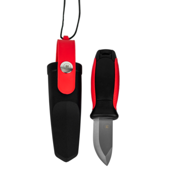 Alces Jakt & Fiskekniv Röd