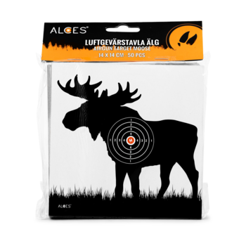 Luftgevärstavlor 14x14 "Älg"