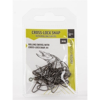 Armada Cross-Lock Snap beteslås 10-pack