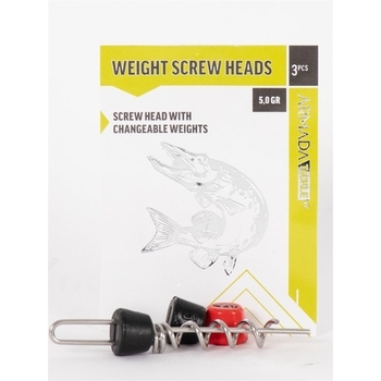 Armada Weight Screw Heads 5-20g