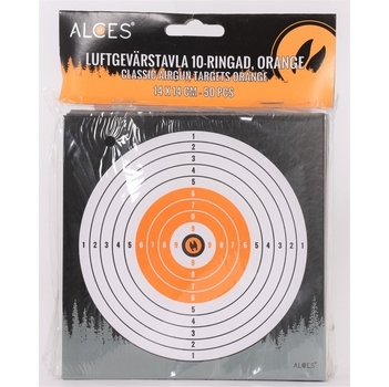 Luftgevärstavlor 14x14 Ringad Med Färg