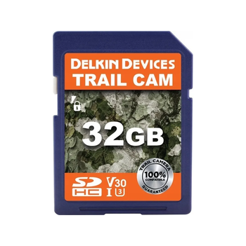 SD minneskort Delkin SDHC Trail Cam R100/W30 (V10) 32GB